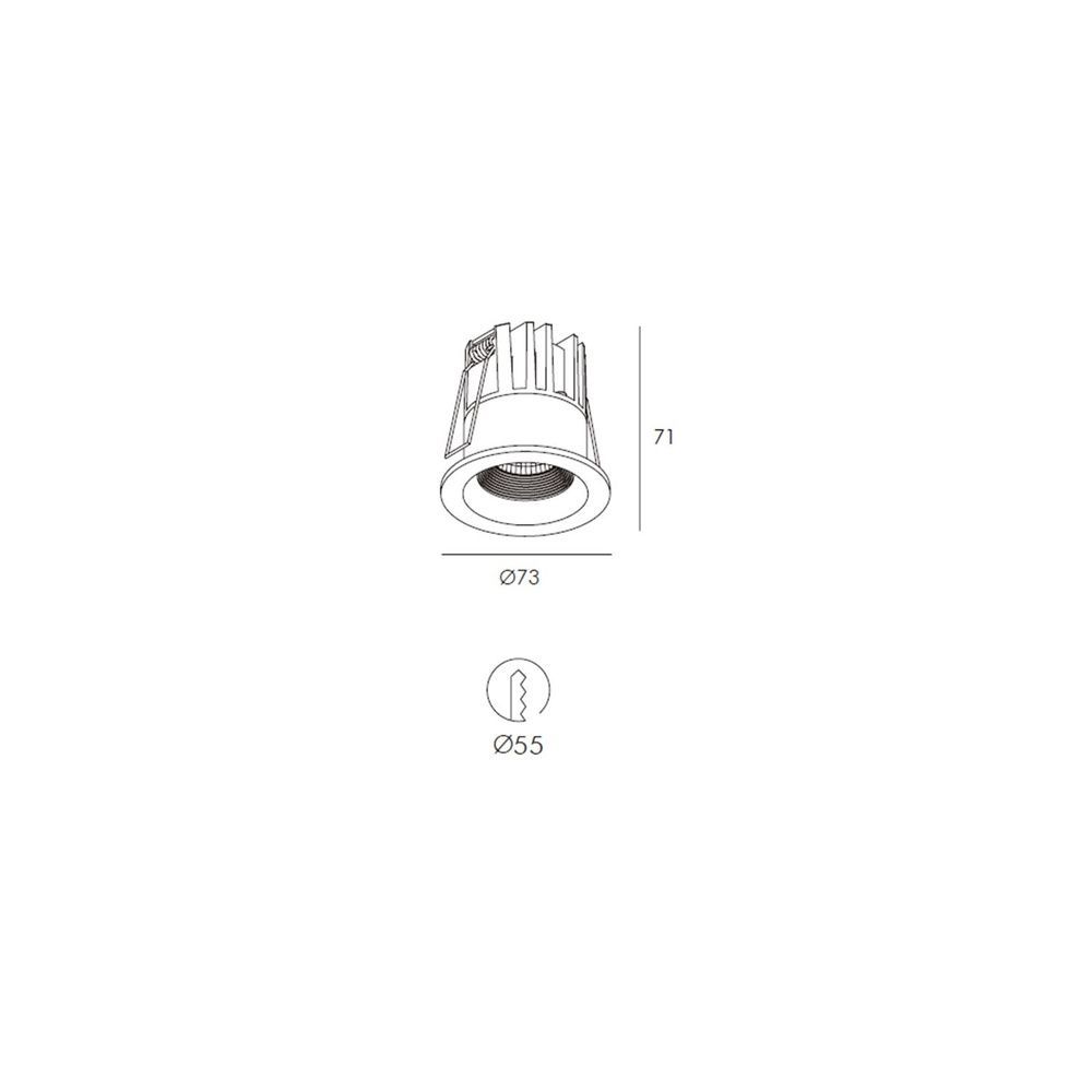 Встроенный светильник Skarlat RSL74232 10W WH 4000K s1695384 фото
